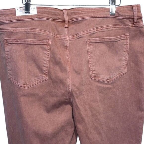Chico’s So Slimming Girlfriend Ankle Jeans 3R‎ US 16R Vintage Mauve NWT - Picture 5 of 12